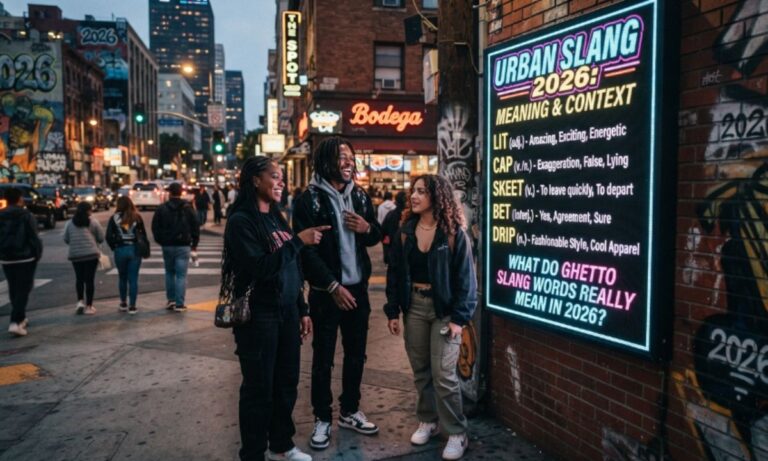 What Do Ghetto Slang Words Really Mean in 2026