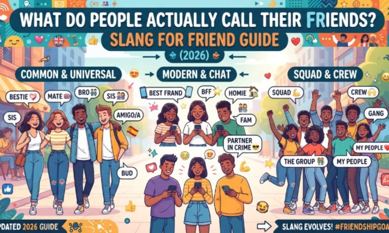 What Do People Actually Call Their Friends Slang for Friend Guide (2026)
