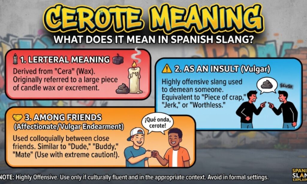 Cerote Meaning What Does Cerote Mean in Spanish Slang