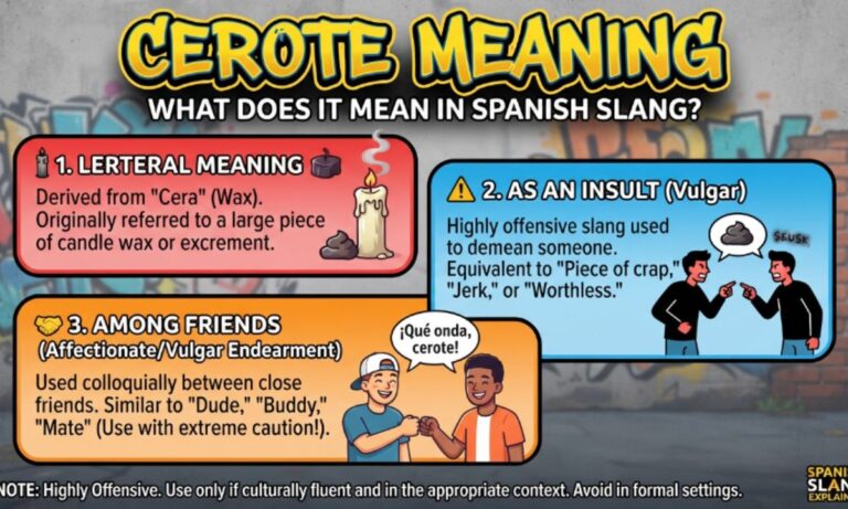 Cerote Meaning What Does Cerote Mean in Spanish Slang