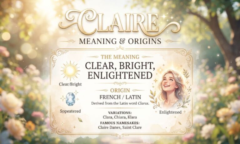 Claire Meaning What Does the Name Claire Really Mean