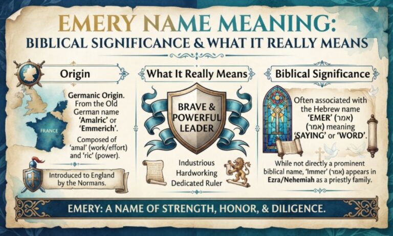 Emery Name Meaning Origin, Biblical Significance & What It Really Means
