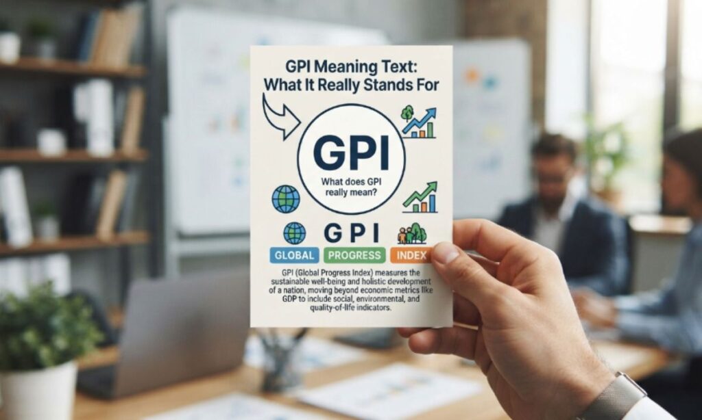 GPI Meaning Text What It Really Stands For
