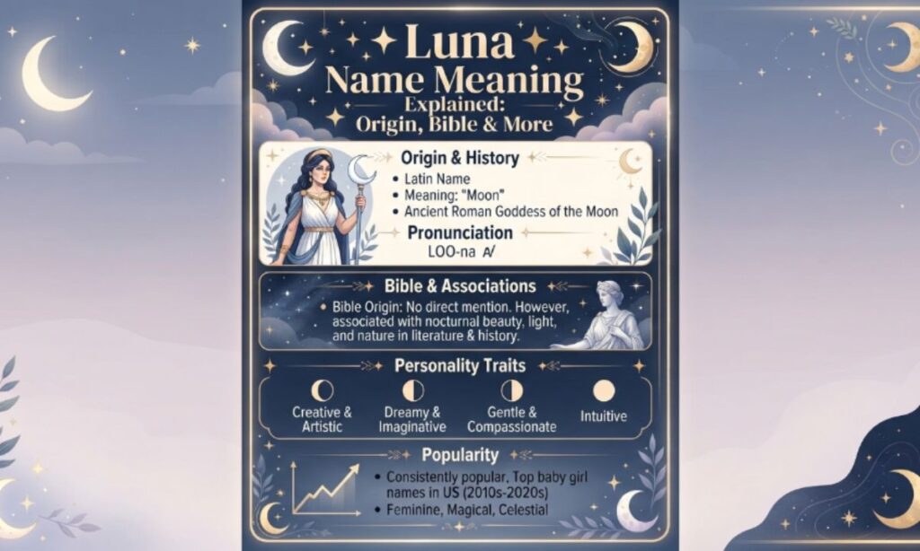 Luna Name Meaning Explained Origin, Bible & More