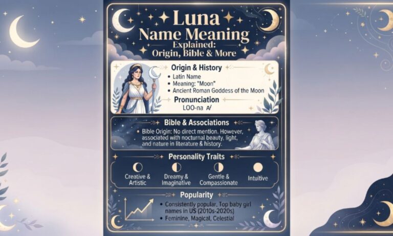 Luna Name Meaning Explained Origin, Bible & More
