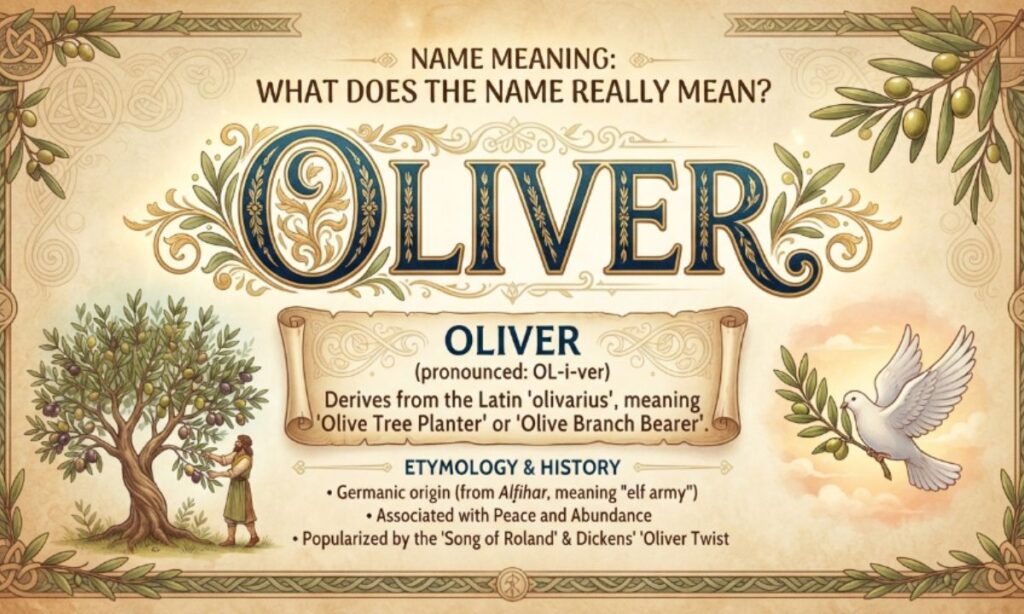 Oliver Name Meaning What Does the Name Really Mean
