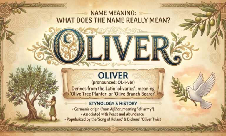 Oliver Name Meaning What Does the Name Really Mean