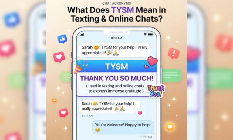 TYSM Meaning What Does TYSM Mean in Texting & Online Chats