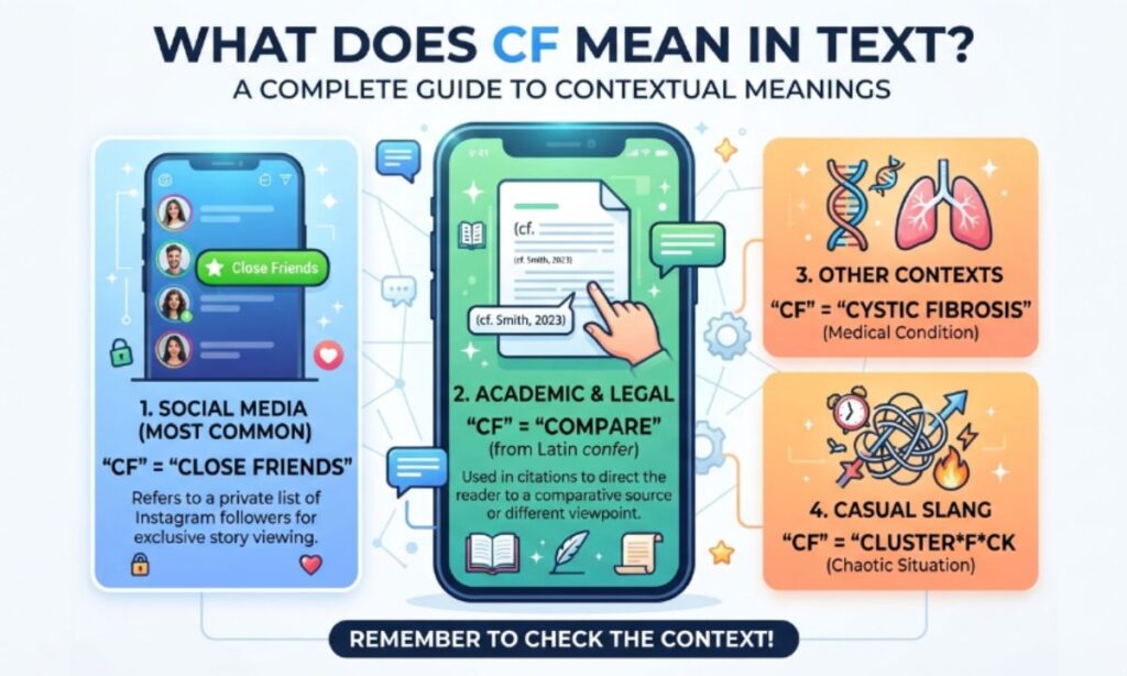 What Does CF Meaning in Text Really Mean Complete Guide