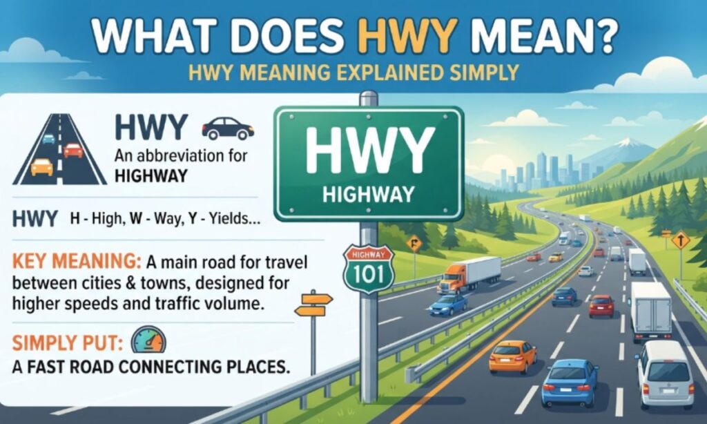 What Does HWY Mean HWY Meaning Explained Simply