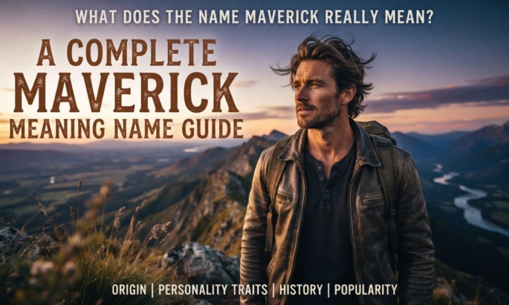What Does the Name Maverick Really Mean A Complete Maverick Meaning Name Guide