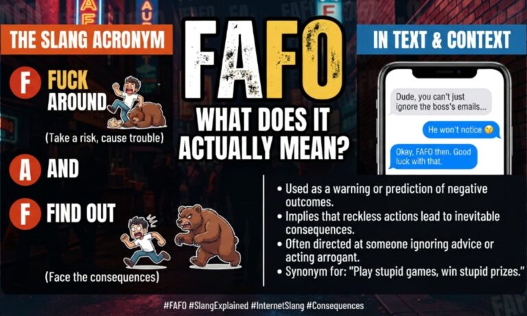 FAFO Meaning What Does FAFO Actually Mean in Text and Slang