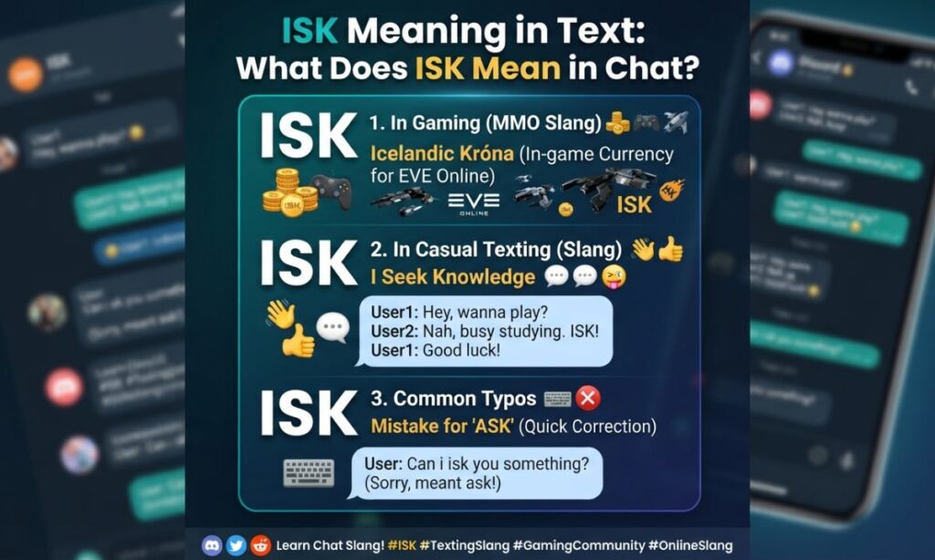 ISK Meaning in Text What Does ISK Mean in Chat