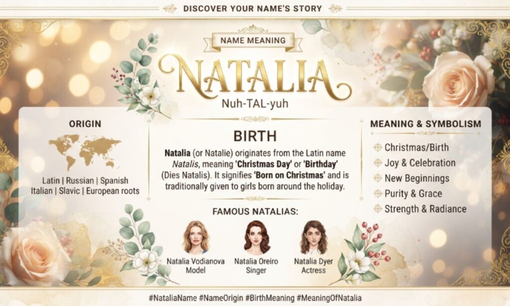 Natalia Name Meaning What Does the Name Natalia Really Mean