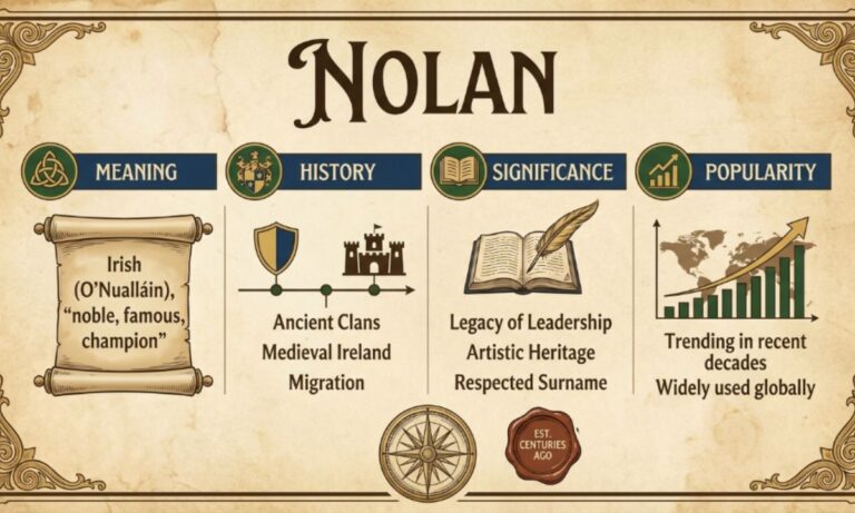 Nolan Name Origin Meaning, History, Significance & Popularitys