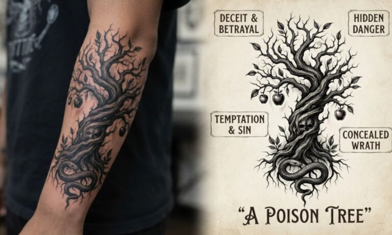 Poison Tree Tattoo Meaning What Does a Poison Tree Tattoo Symbolize