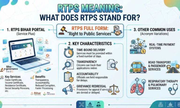 RTPS Meaning What Does RTPS Stand For Full Form, Bihar Portal & Other Uses