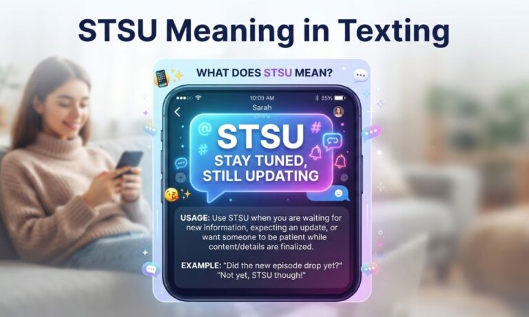 STSU Meaning in Text What Does STSU Mean in Texting