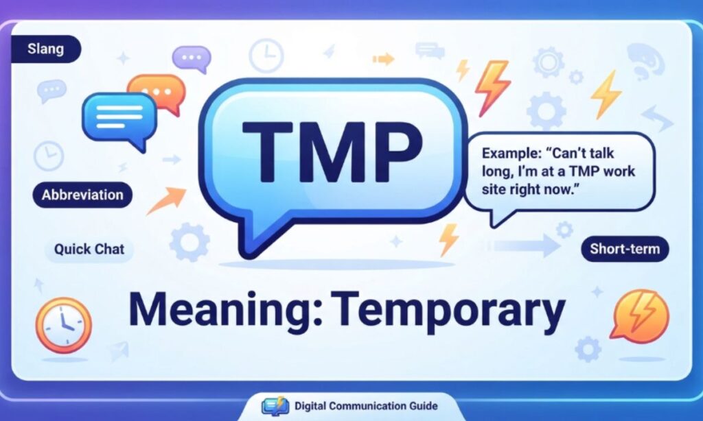 TMP Meaning in Text What Does TMP Mean in Chat & Messages