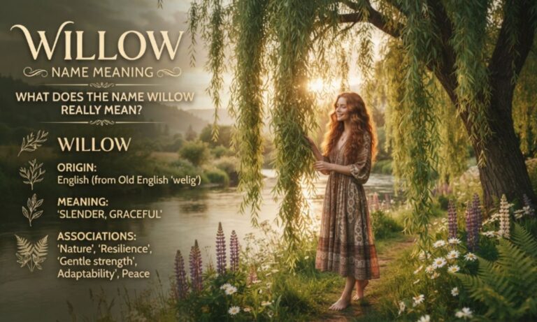 Willow Name Meaning What Does the Name Willow Really Mean