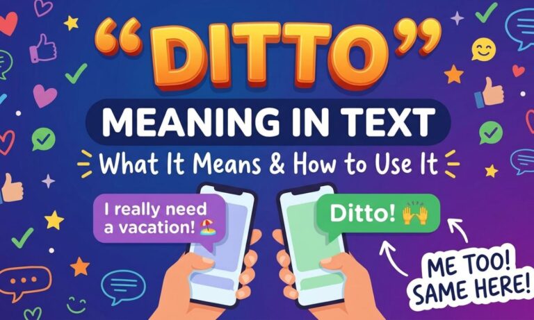 Ditto Meaning in Text What It Means and How to Use It