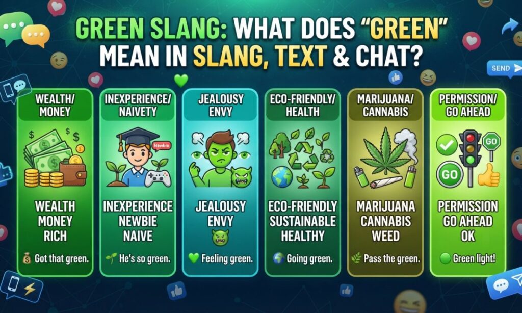 Green Slang What Does “Green” Mean in Slang, Text & Chat
