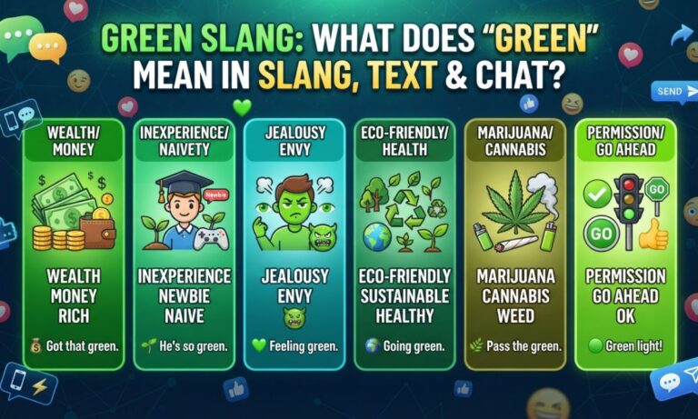 Green Slang What Does “Green” Mean in Slang, Text & Chat
