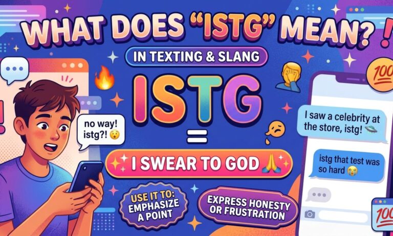 ISTG Meaning What Does ISTG Mean in Text and Slang