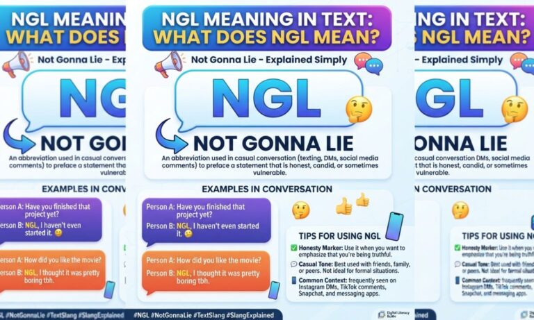 NGL Meaning in Text What Does NGL Mean Not Gonna Lie Explained
