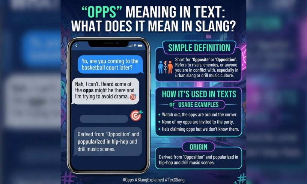 Opps Meaning in Text What Does Opps Mean in Slang