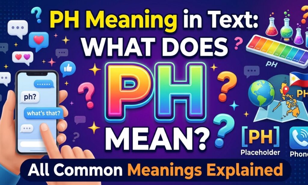 PH Meaning in Text What Does PH Mean All Common Meanings Explained