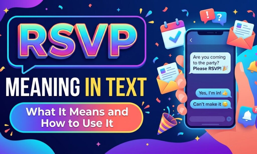 RSVP Meaning in Text What It Means and How to Use It