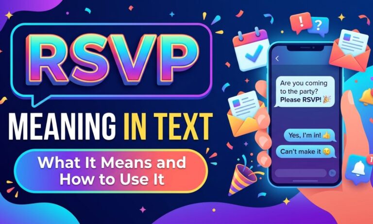 RSVP Meaning in Text What It Means and How to Use It