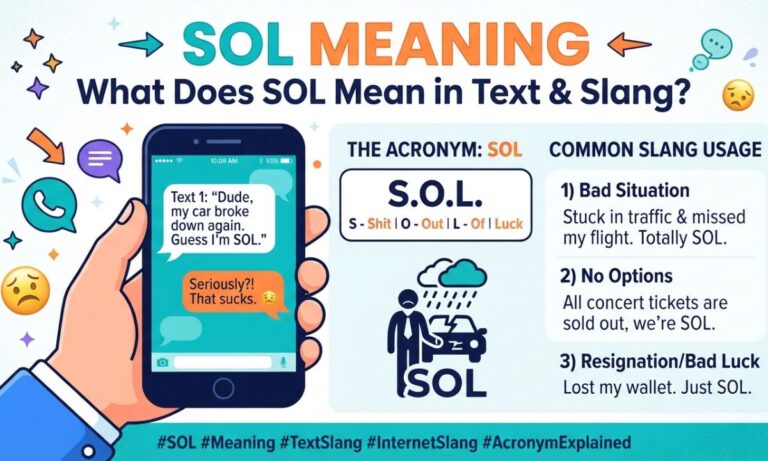 SOL Meaning What Does SOL Mean in Text and Slang