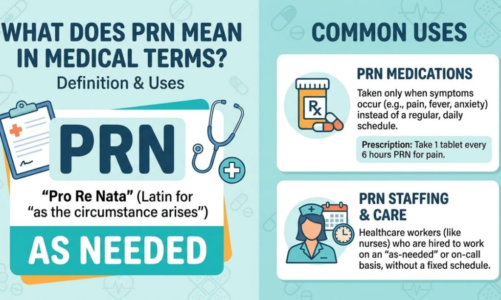What Does PRN Mean in Medical Terms Definition & Uses
