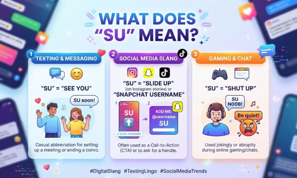What Does SU Mean Texting, Slang & Social Media Meaning